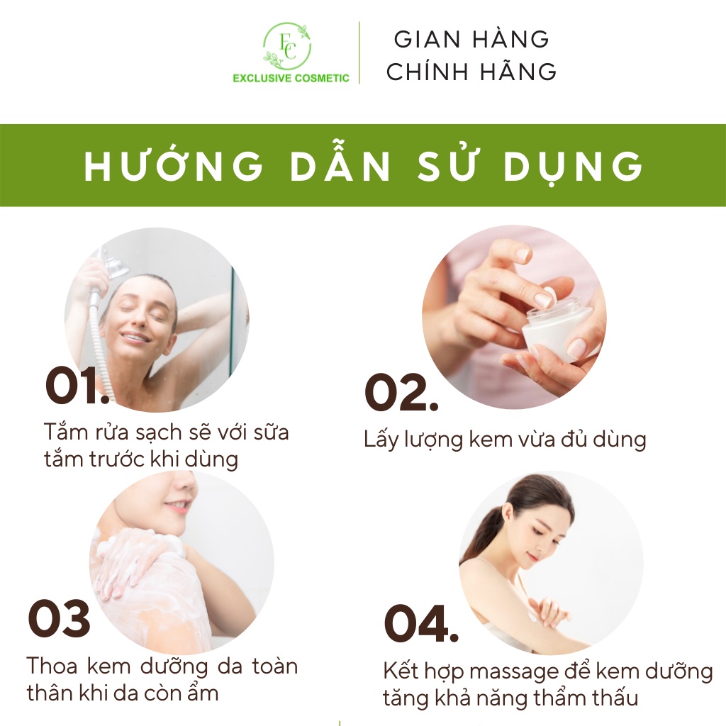 Kem dưỡng ẩm toàn thân Hương hoa trà Nhật Bản