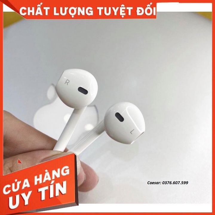 [100% CHÍNH HÃNG] Tai nghe chính hãng iphone - tai nghe lightning - bao check - bảo hành 12 tháng.