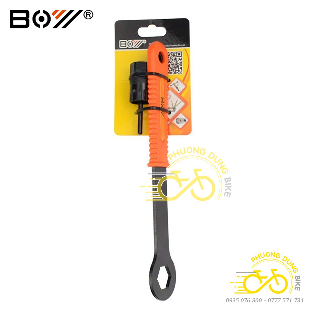 Cảo líp thả xe đạp có giữ chốt giữ kèm cờ lê BOY 7012B