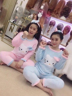 Bộ ngủ gấu lông kute siêu ấm