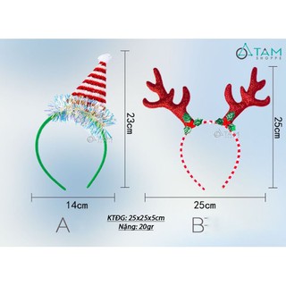 Cài Noel 7 kiểu X-CAI-07 TAN