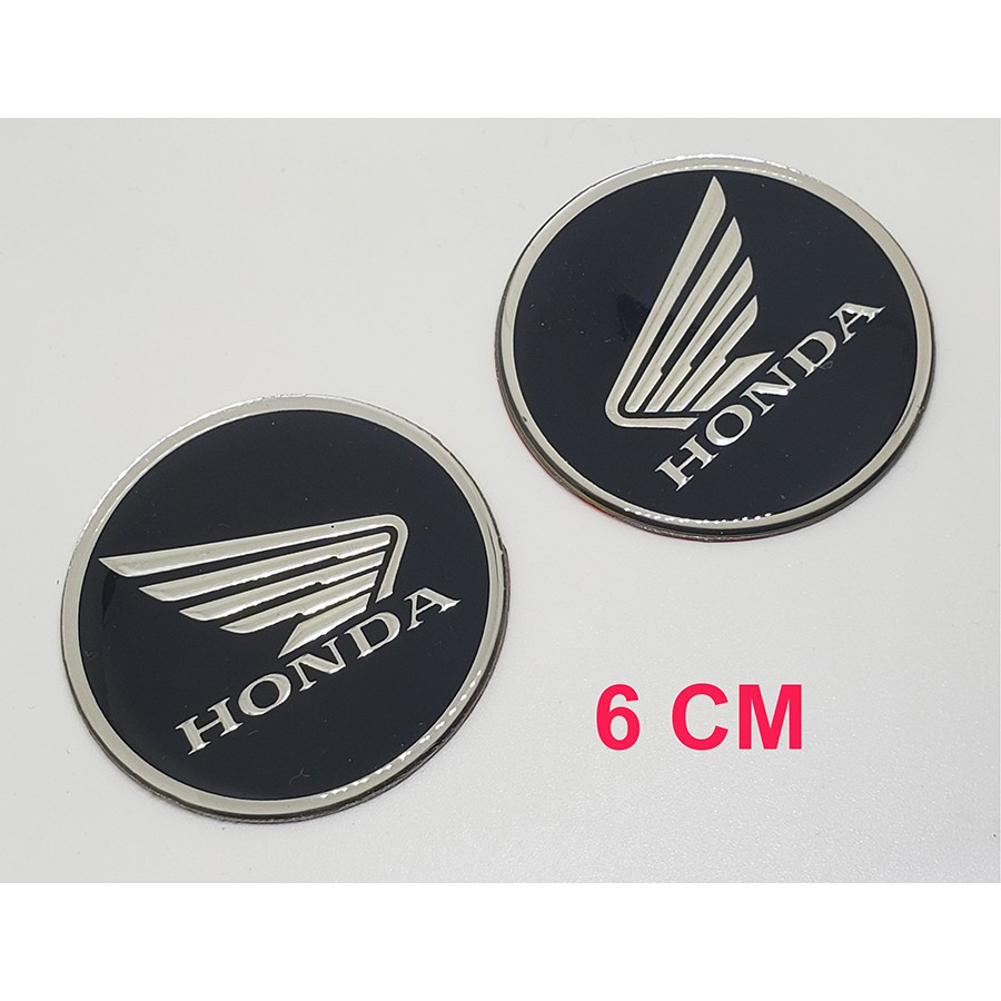 2 DECAL NHÔM LOGO CANH CHIM HONDA