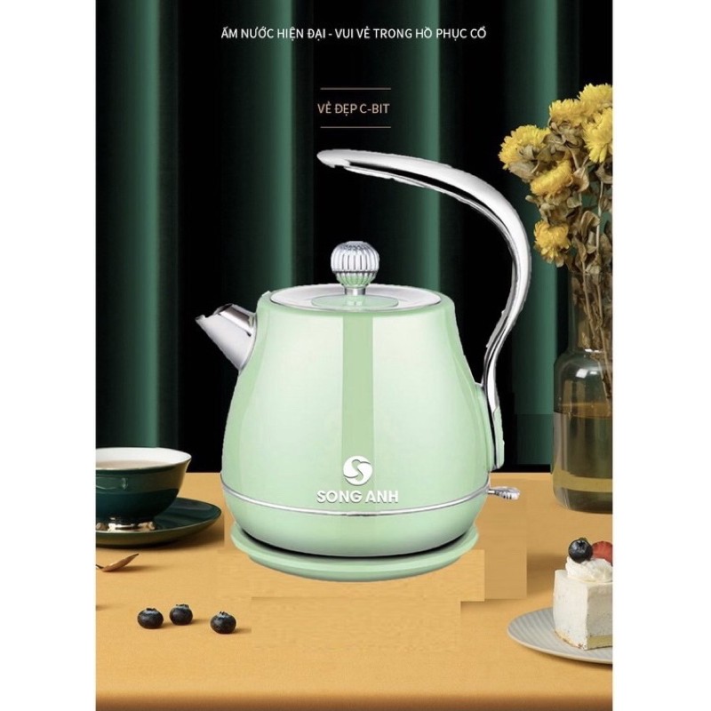 Ấm Siêu Tốc Kiểu Cổ Điển 1.5L Song Anh (SA600) - kèm ảnh thật | BigBuy360 - bigbuy360.vn