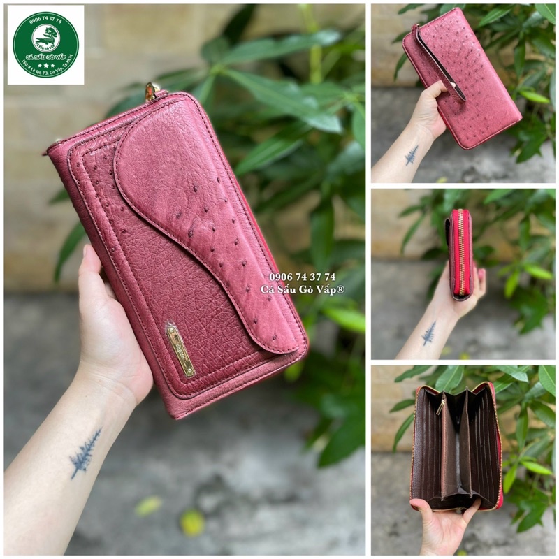 VÍ CF TAY DA ĐÀ ĐIỂU SIZE 1222 CÁ SẤU GÒ VẤP