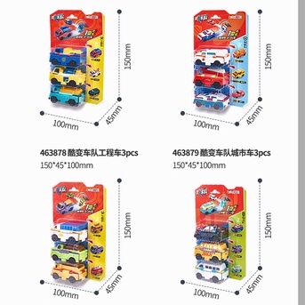 Đồ chơi ô tô biến hình 2in1