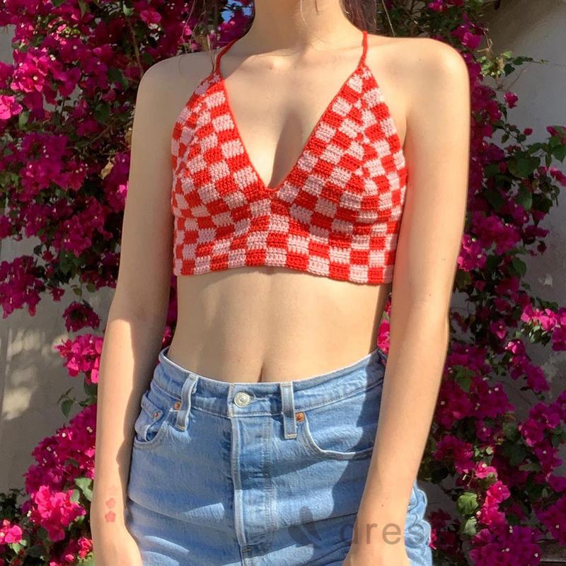 Áo thun không tay hở lưng cá tính cho nữ