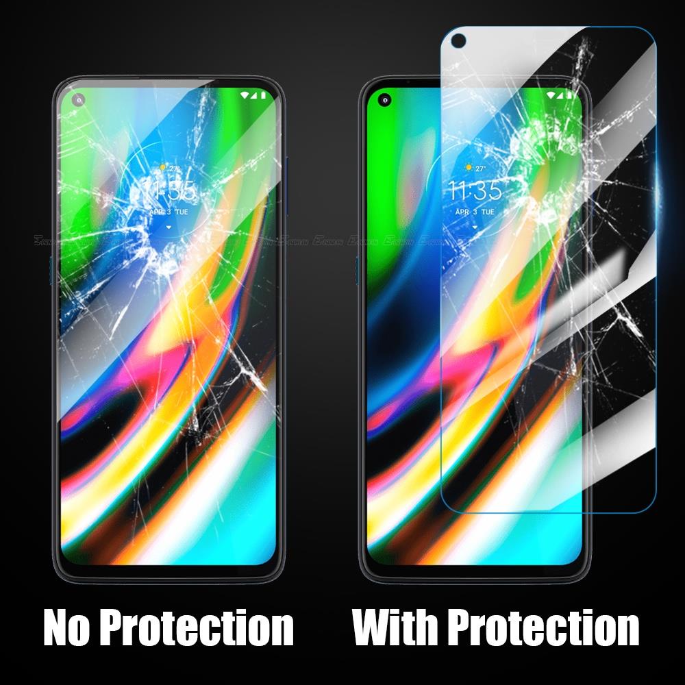 Set 3 Kính Cường Lực 9H 2.5D Bảo Vệ Màn Hình Điện Thoại Motorola Moto G10 G9 G8 G7 Power Lite Play G5S Plus