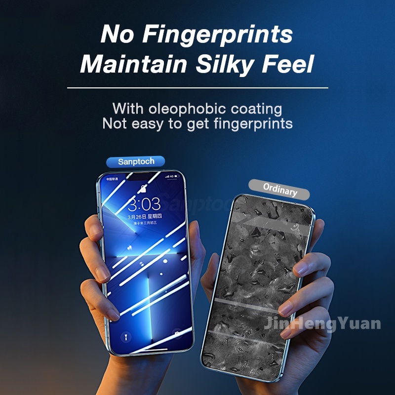 Bộ Kính Cường Lực HD Cài Nút Nhanh Tương Thích Với Màn Hình Phụ Trợ Cho Iphone 12 13 11 Pro MAX Mini 7 8 Plus X XS XR MAX