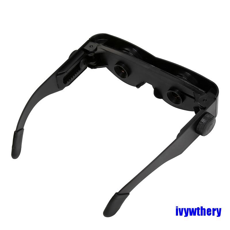 [COD]Portable Glasses Style Magnifier Telescope Binoculars For Fishing Hiking Binoculars