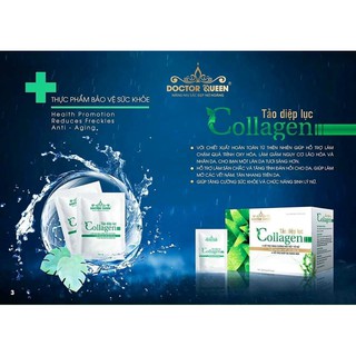 tảo diệp lục colagen[DOCTOR QUEEN] hỗ trợ tăng cường nội tiết tố