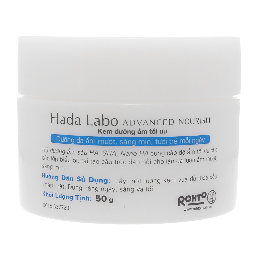 Kem Dưỡng Ẩm Tối Ưu Hada Labo Advanced Nourish Cream (50g)