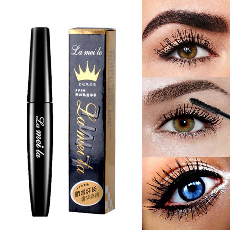 [Hàng mới về] Mascara sợi tơ 3d 4d Lameila kéo dài/làm dày mi không thấm nước