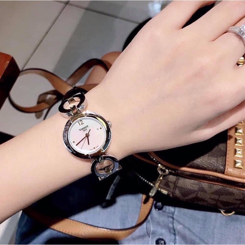 Nữ Tissot T084.210.11.116.01 Mặt khảm trai dây xích quyến rũ