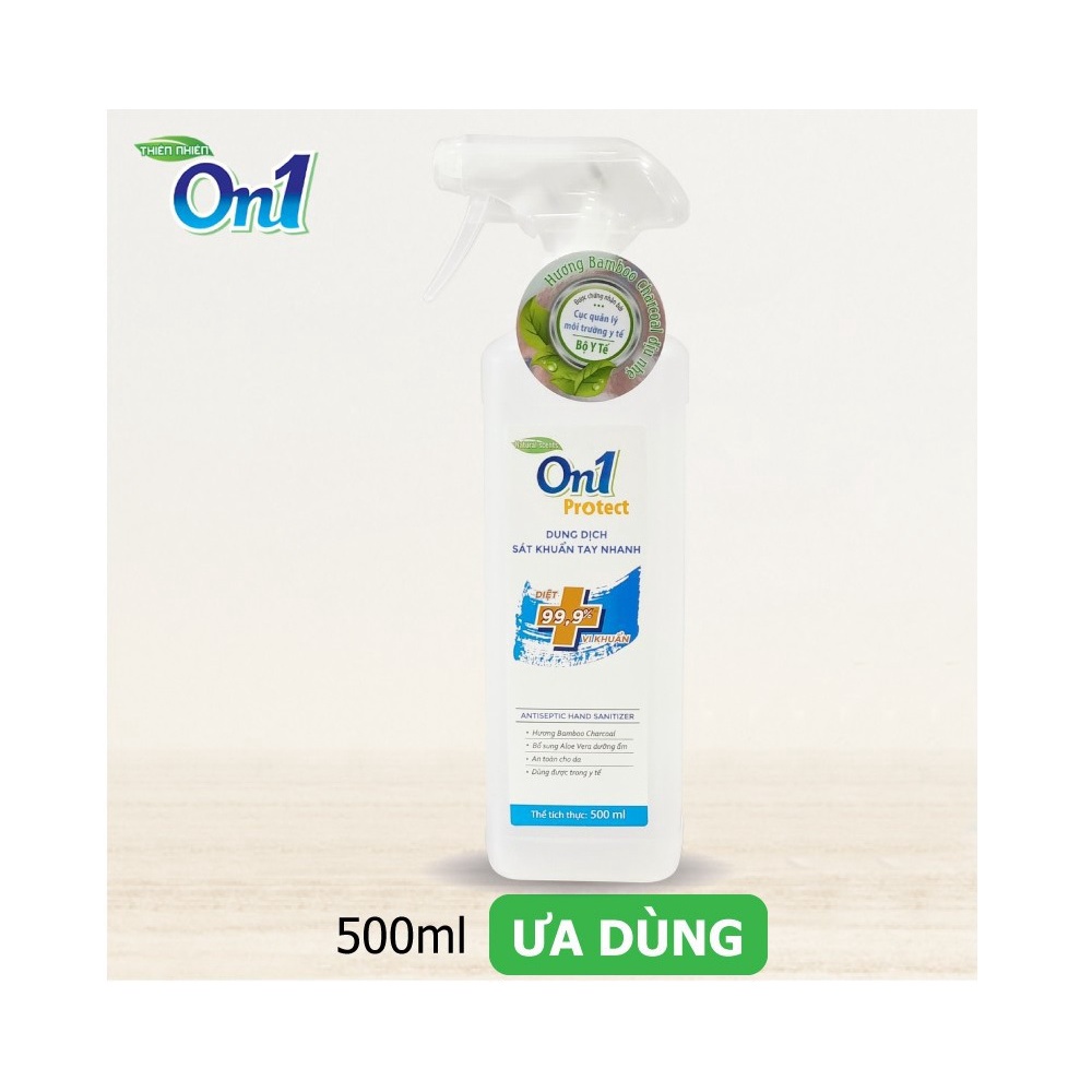 Dung dịch rủa tay diệt khuẩn On1 Protect  500ml