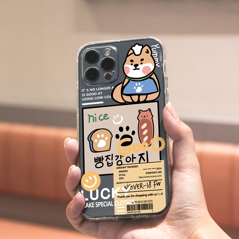 Ốp lưng iphone Ốp điện thoại Suntaiho bằng TPU trong suốt chống rơi viền vuông cho IPhone 13 12 11 Pro Max X Xs Max XR 8 7 6 6S Plus