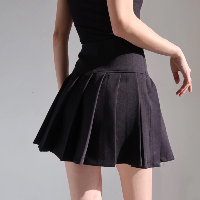 (KÈM VIDEO) CHÂN VÁY CHỮ A XẾP LI CÓ QUẦN TRONG - hỗ trợ đổi trả 7 ngày | BigBuy360 - bigbuy360.vn