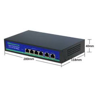 Switch Poe Hisoucre 4+2Up link/ONV 4+2
