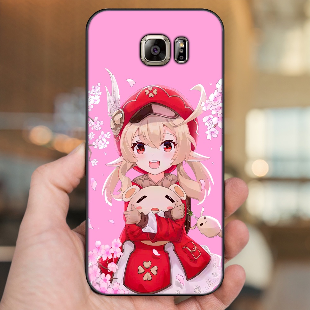 Ốp lưng Samsung Note 5 viền đen in hình Klee Genshin Impact