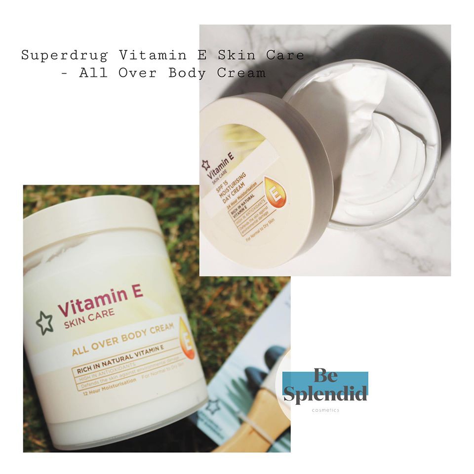 Kem Dưỡng Thể Superdrug Vitamin E Skin care Body Cream (Đủ Bill UK)