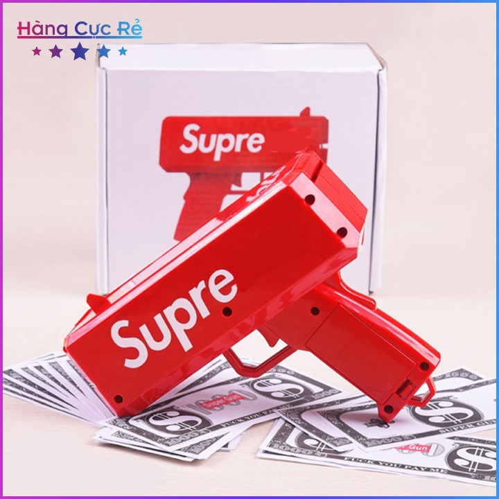 Đồ chơi trẻ em Supreme bắn giấy vui nhộn 🔷Freeship🔷 Phụ kiện chụp hình HOT có tặng kèm pin, xấp giấy-Shop Hàng Cực Rẻ