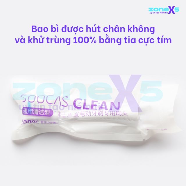 [CHÍNH HÃNG]Đầu bàn chải thay thế cho bàn chải điện XIAOMI Soocas X1, X3, X3U, X5, V1