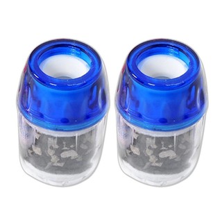 Bộ 2 đầu lọc nước tại vòi (Trắng + xanh)