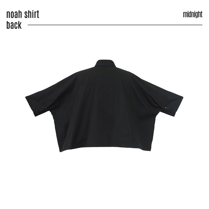 Áo sơmi croptop dáng rộng freesize - Noah shirt