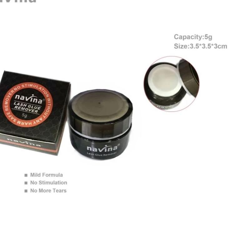 ☼ Dung Dịch Tẩy Lông Mi 5g Hiệu Navina Tiện Dụng ❈ | BigBuy360 - bigbuy360.vn