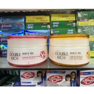 Kem ủ tóc hấp dầu double tím hoặc hồng 150g