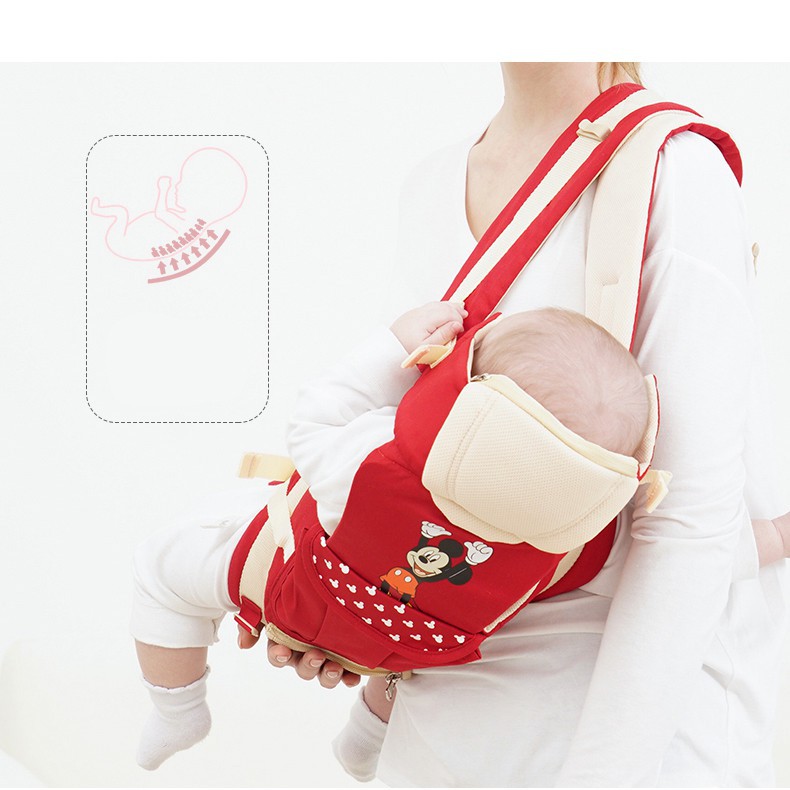 Disney bé Carrier multiple functions Front Facing bé Carrier Infant Bebe chất lượng cao Sling Ba lô Túi Bọc Kangaroo 0-36