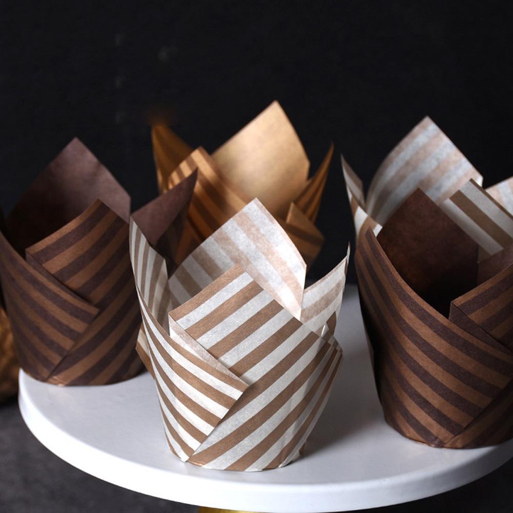 AUGUSTINA Set 100 CốC GiấY ĐựNg BáNh Cupcake