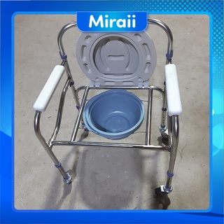 Ghế bô đi vệ sinh có bánh xe narita - kjt705