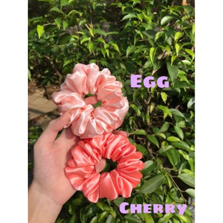 Scrunchies Satin Vải Phi Bóng - Dây Cột Tóc Vải