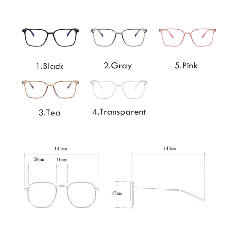 Kính Mát Thời Trang Chống Ánh Sáng Xanh Phong Cách Hàn Quốc | BigBuy360 - bigbuy360.vn