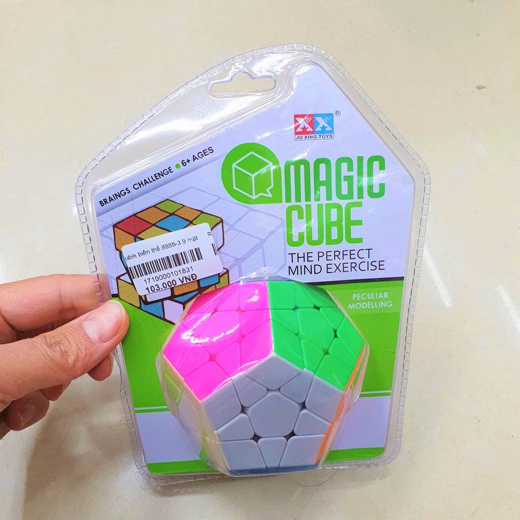 Rubik Megaminx Stickerless Không Viền Cao Cấp - Đồ Chơi Phát Triển Trí Tuệ NO.8888