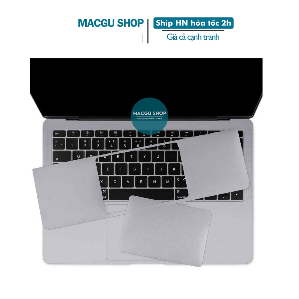 Dán kê tay kèm trackpad JRC cho macbook air pro m1 m2 Dán từ tính không dính keo, chống xước tốt - DM03