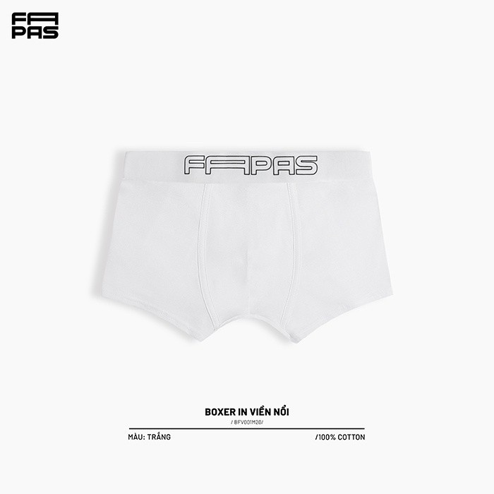 Quần Boxer Nam In Viền Nổi Mới Lạ Form Vừa Vặn Thoải Mái Thông Thoáng - FAPAS
