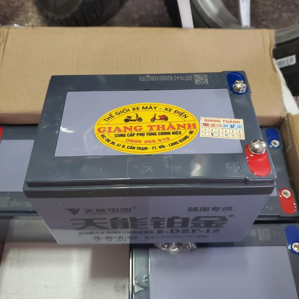 ❌BH 1 NĂM❌ Ắc Quy Xe Máy Điện, Xe Đạp Điện, Loa Kéo 12V 12Ah Tianneng 6-DZF-12 Bạch Kim