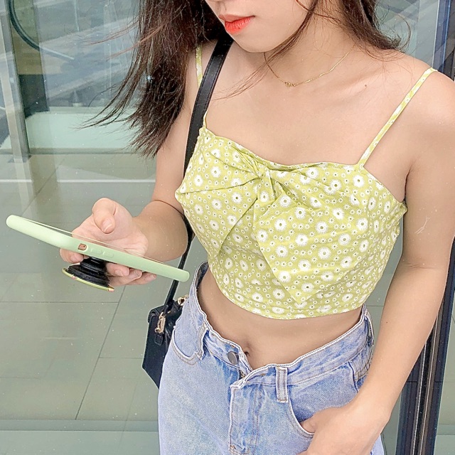 Croptop hoa nhí