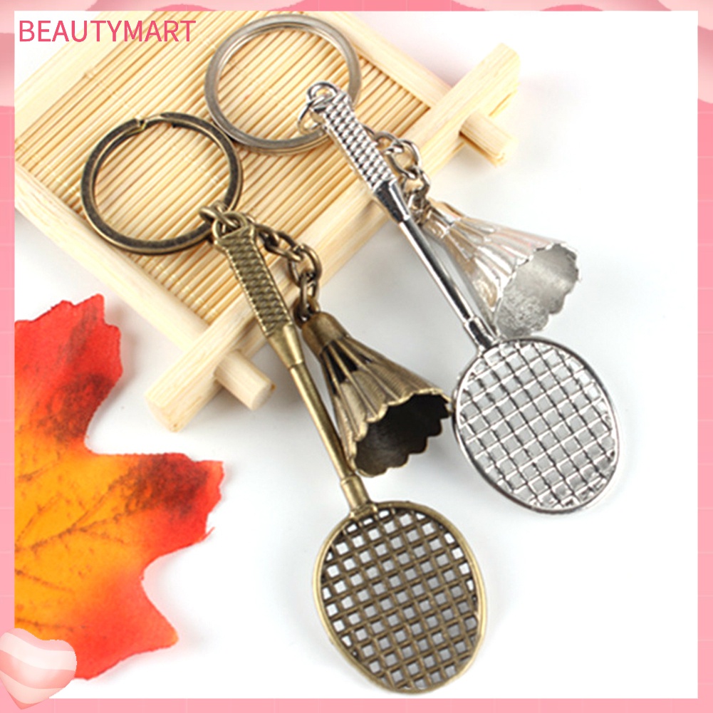 Móc Khóa Hình Quả Cầu Lông Bằng Kim Loại Độc Đáo