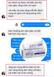 Kem Đánh Răng Crest 3D White