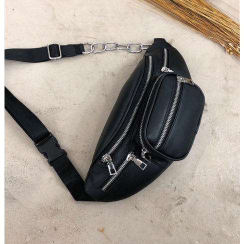 Túi bao tử da nam nữ Bun Store đeo chéo đeo hông thời trang đi chơi cá tính cute