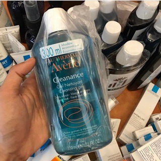 ️Sữa rửa mặt Avène Cleanance Gel 300ml cho da dầu, mụn, nhạy cảm