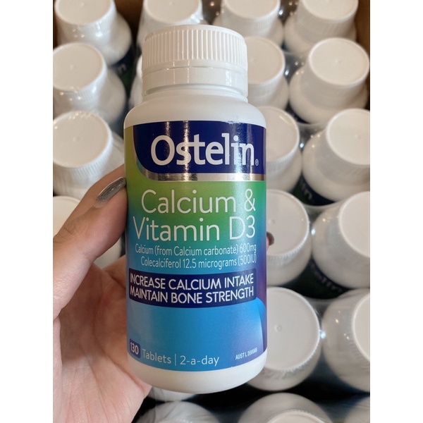 Canxi bầu Ostelin 130 viên bổ sung Canxi và Vitamin D - Xuất xứ Úc