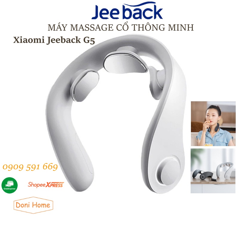 [SẴN HÀNG | HỎA TỐC] Máy Massage Cổ Xiaomi Jeeback G5 G3 KHÔNG DÂY - Fullbox