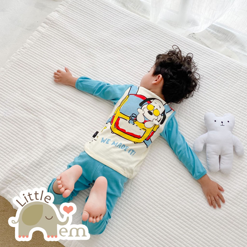 Bộ đồ bé trai/ bé gái Cotton xuất Nhật dài tay _ Good boy