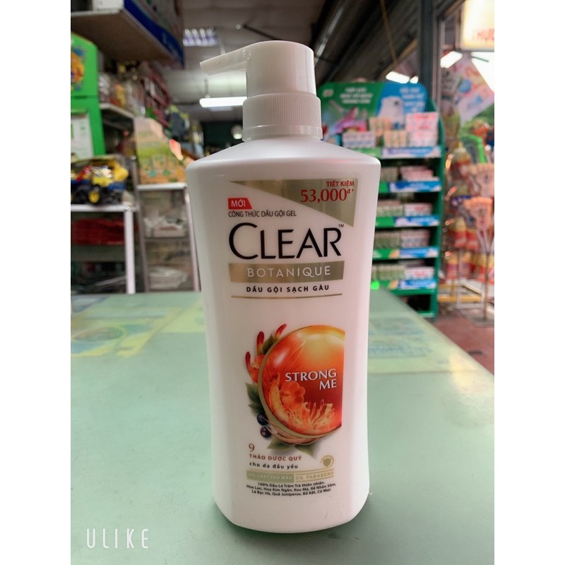 Dầu Gội Sạch Gàu 9 Thảo Dược Quý Clear 630ml