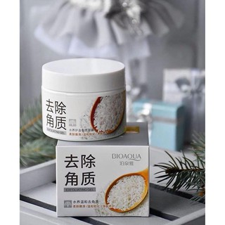 Gel tẩy da chết bioaqua gạo làm sạch da