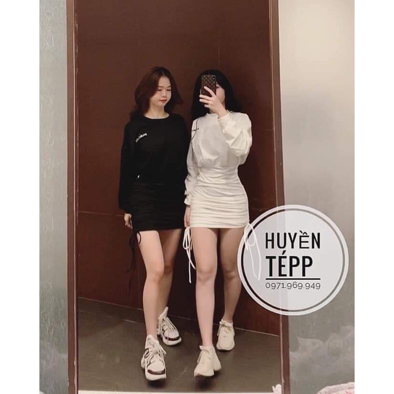 váy body nhún