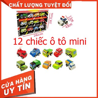 Set 12 ô tô mini cho bé